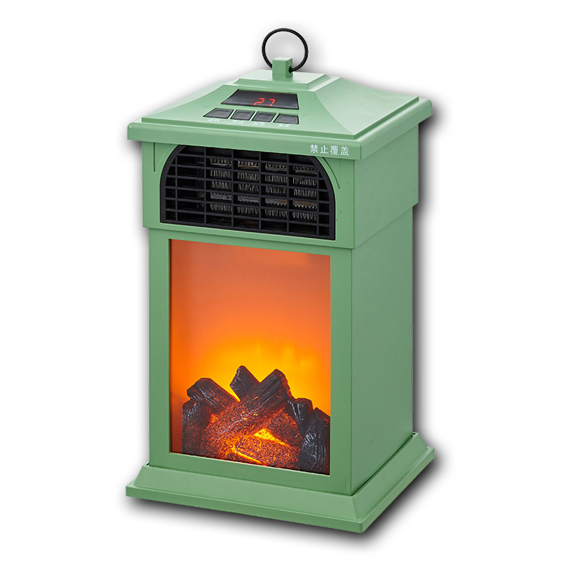 FD-1905 Zelený 600W prenosný ohrievač do krbu